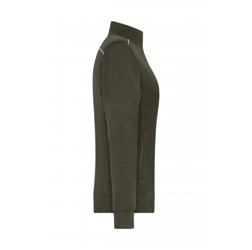 Ladies\' Workwear Sweat-Jacket - SOLID -