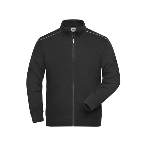 Men's Workwear Sweat-Jacket - SOLID -
