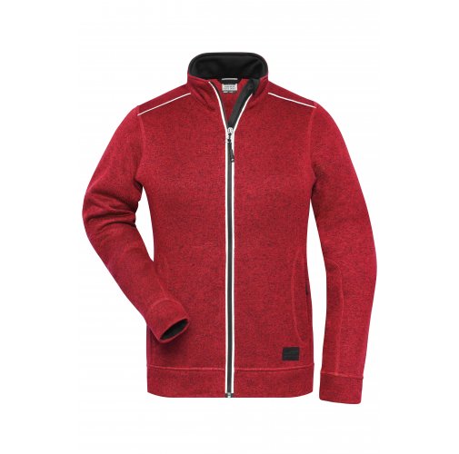 Ladies\' Knitted Workwear Fleece Jacket - SOLID -