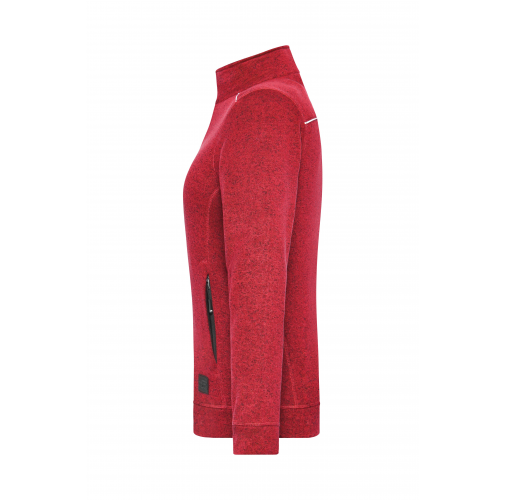 Ladies\' Knitted Workwear Fleece Jacket - SOLID -
