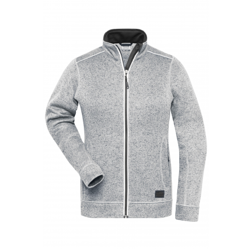 Ladies\' Knitted Workwear Fleece Jacket - SOLID -
