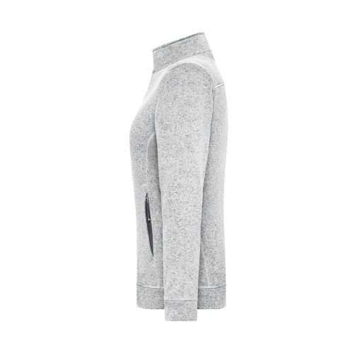 Ladies\' Knitted Workwear Fleece Jacket - SOLID -
