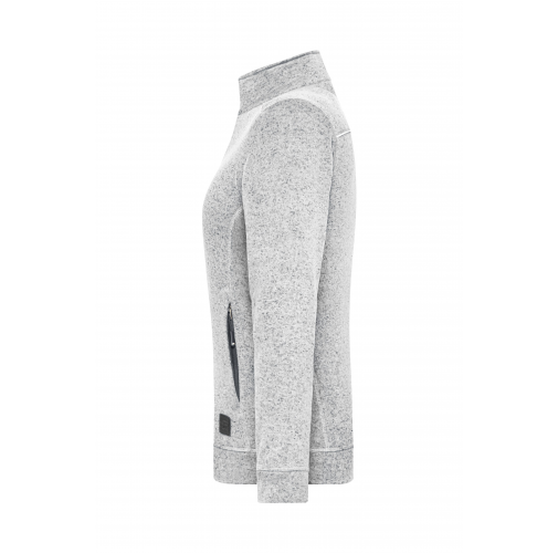 Ladies\' Knitted Workwear Fleece Jacket - SOLID -