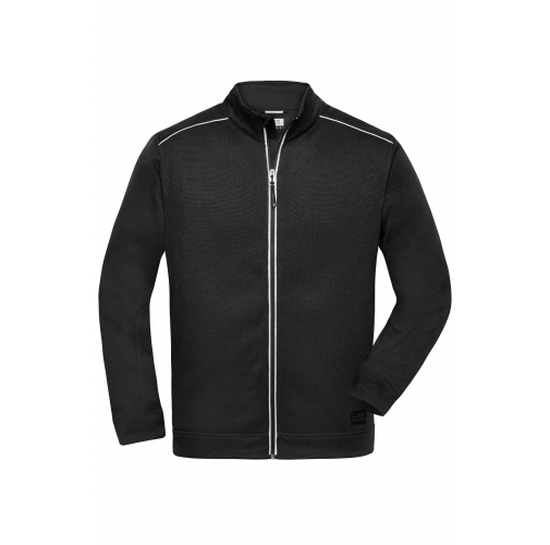 Men's Knitted Workwear Fleece Jacket - SOLID -