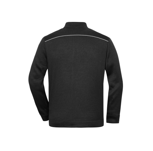 Men\'s Knitted Workwear Fleece Jacket - SOLID -