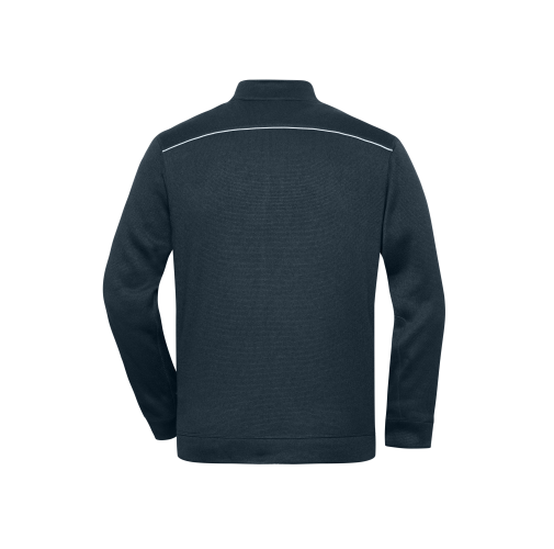 Men\'s Knitted Workwear Fleece Jacket - SOLID -