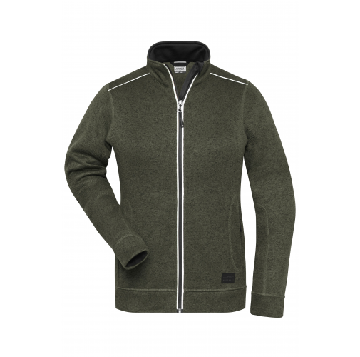 Ladies\' Knitted Workwear Fleece Jacket - SOLID -