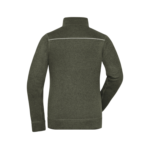 Ladies\' Knitted Workwear Fleece Jacket - SOLID -