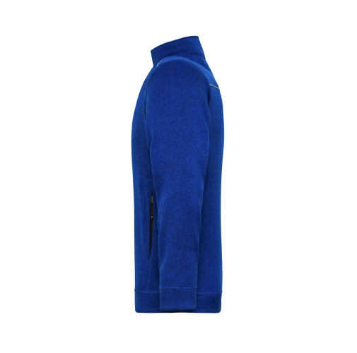 Men\'s Knitted Workwear Fleece Jacket - SOLID -