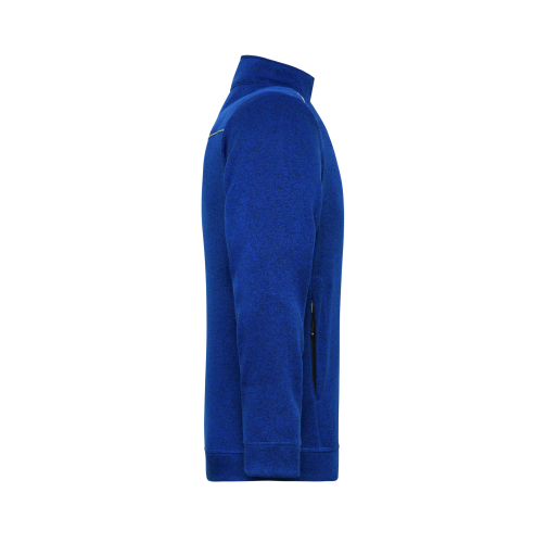 Men\'s Knitted Workwear Fleece Jacket - SOLID -