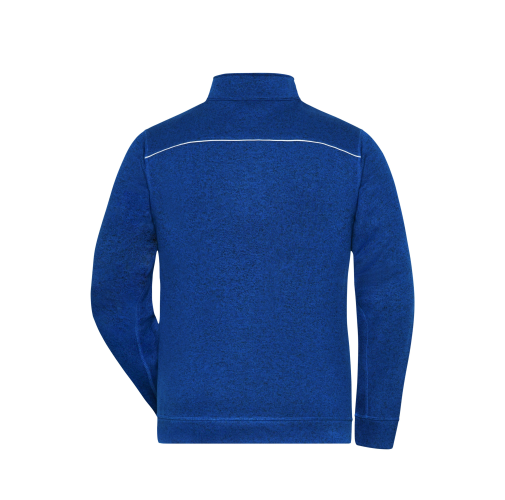 Men\'s Knitted Workwear Fleece Jacket - SOLID -