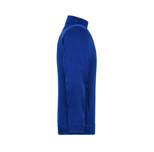Men\'s Knitted Workwear Fleece Jacket - SOLID -
