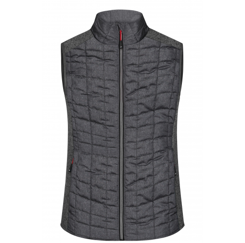 LADIES' KNITTED HYBRID VEST
