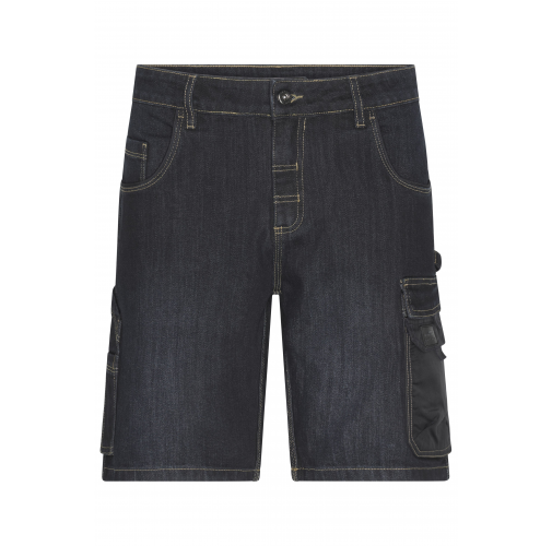 Workwear Stretch-Bermuda-Jeans