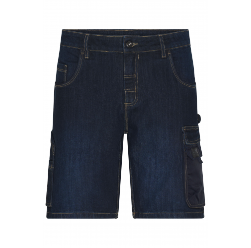 Workwear Stretch-Bermuda-Jeans