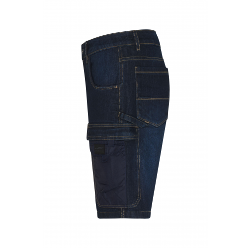 Workwear Stretch-Bermuda-Jeans
