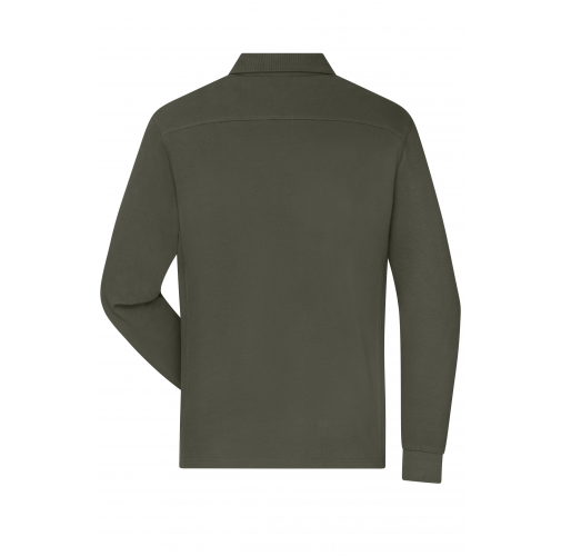 Men\'s Workwear-Long-Sleeved Polo OCS Blended