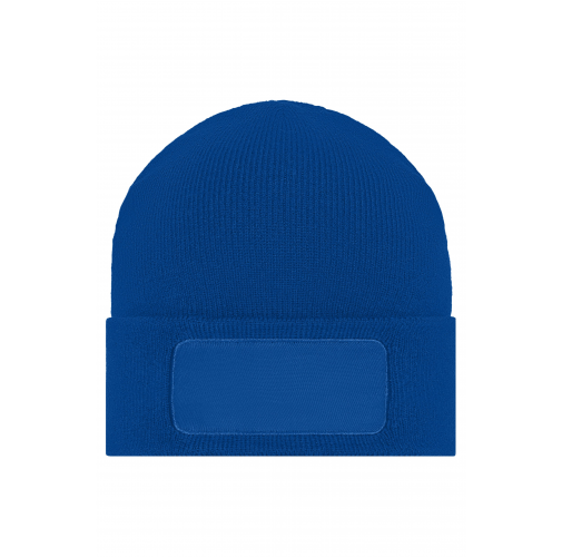 Knitted Beanie with Patch (10cm x 5cm)