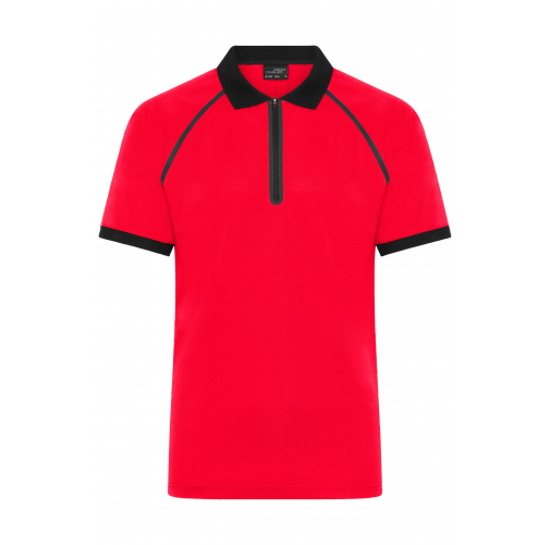 Men\'s Zip-Polo