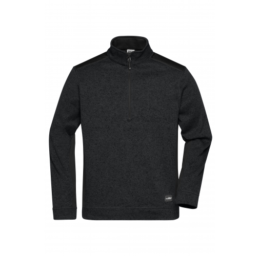 Men's Knitted Workwear Fleece Half-Zip - STRONG -