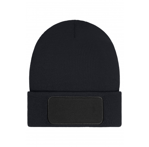 Beanie with Patch (10cm x 5cm) - Thinsulate