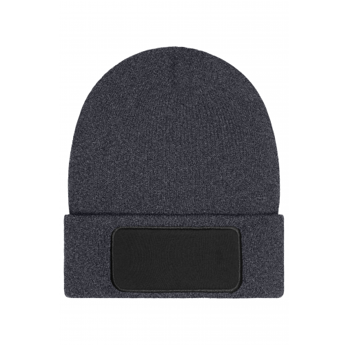 Beanie with Patch (10cm x 5cm) - Thinsulate