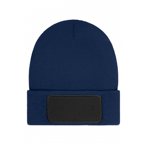 Beanie with Patch (10cm x 5cm) - Thinsulate