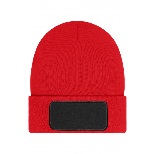 Beanie with Patch (10cm x 5cm) - Thinsulate