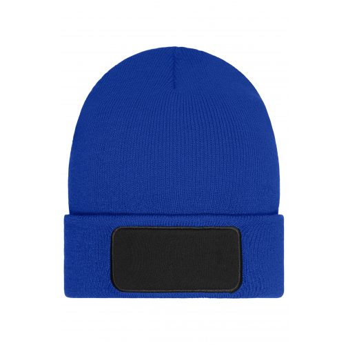 Beanie with Patch (10cm x 5cm) - Thinsulate