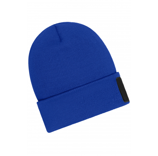 Beanie with Patch (10cm x 5cm) - Thinsulate