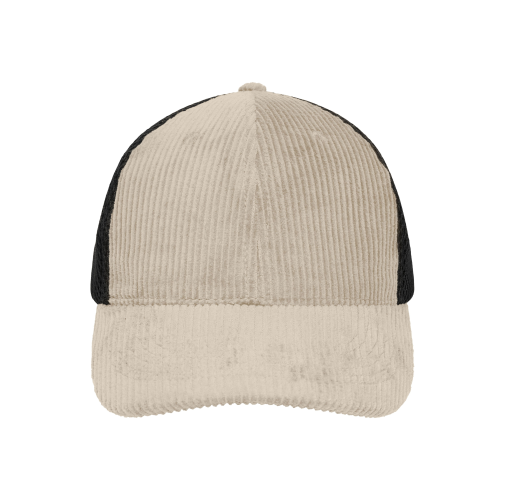 6 Panel Corduroy-Mesh Cap Organic Cotton