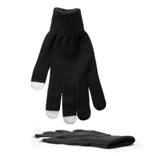 GUANTES TÁCTILES ZELAND NEGRO