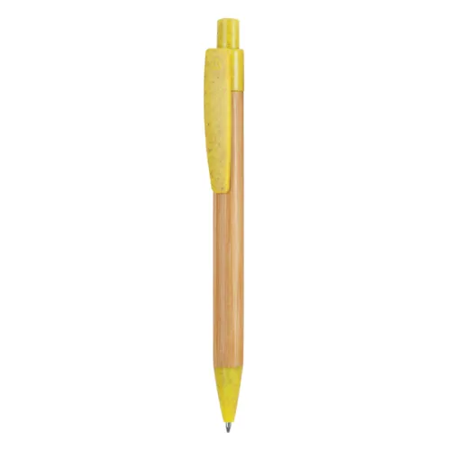 BOLIGRAFO STOA AMARILLO/CRUDO