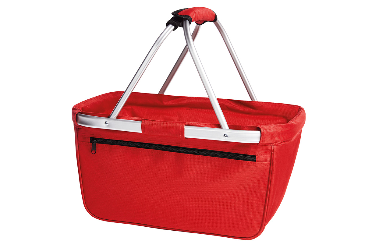 red HALFAR® shopper BASKET