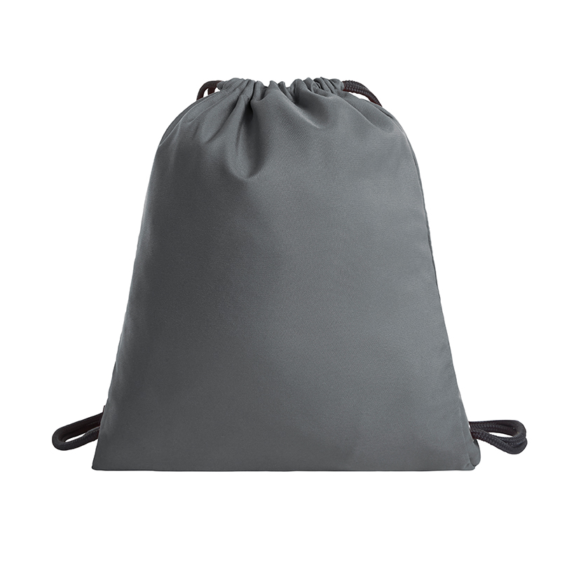 anthracite HALFAR® drawstring bag CARE