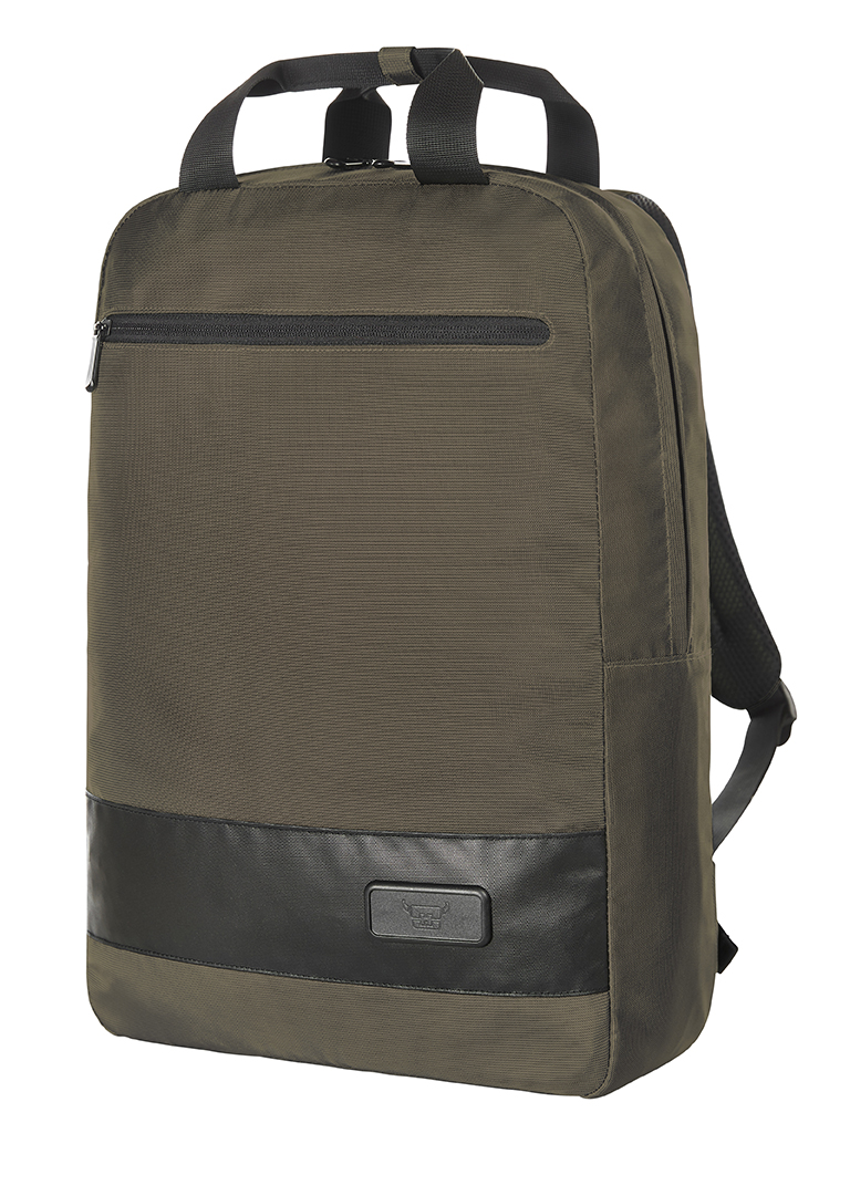 taupe HALFAR® notebook backpack STAGE