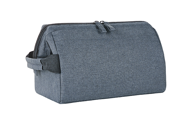 blue-grey sprinkle HALFAR® zipper bag CIRCLE