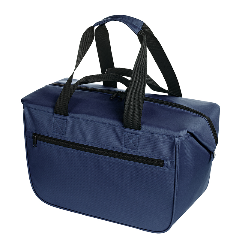 navy HALFAR® cooler shopper SOFTBASKET