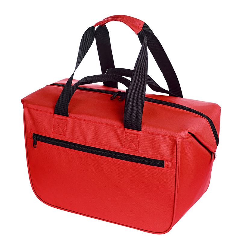 red HALFAR® cooler shopper SOFTBASKET