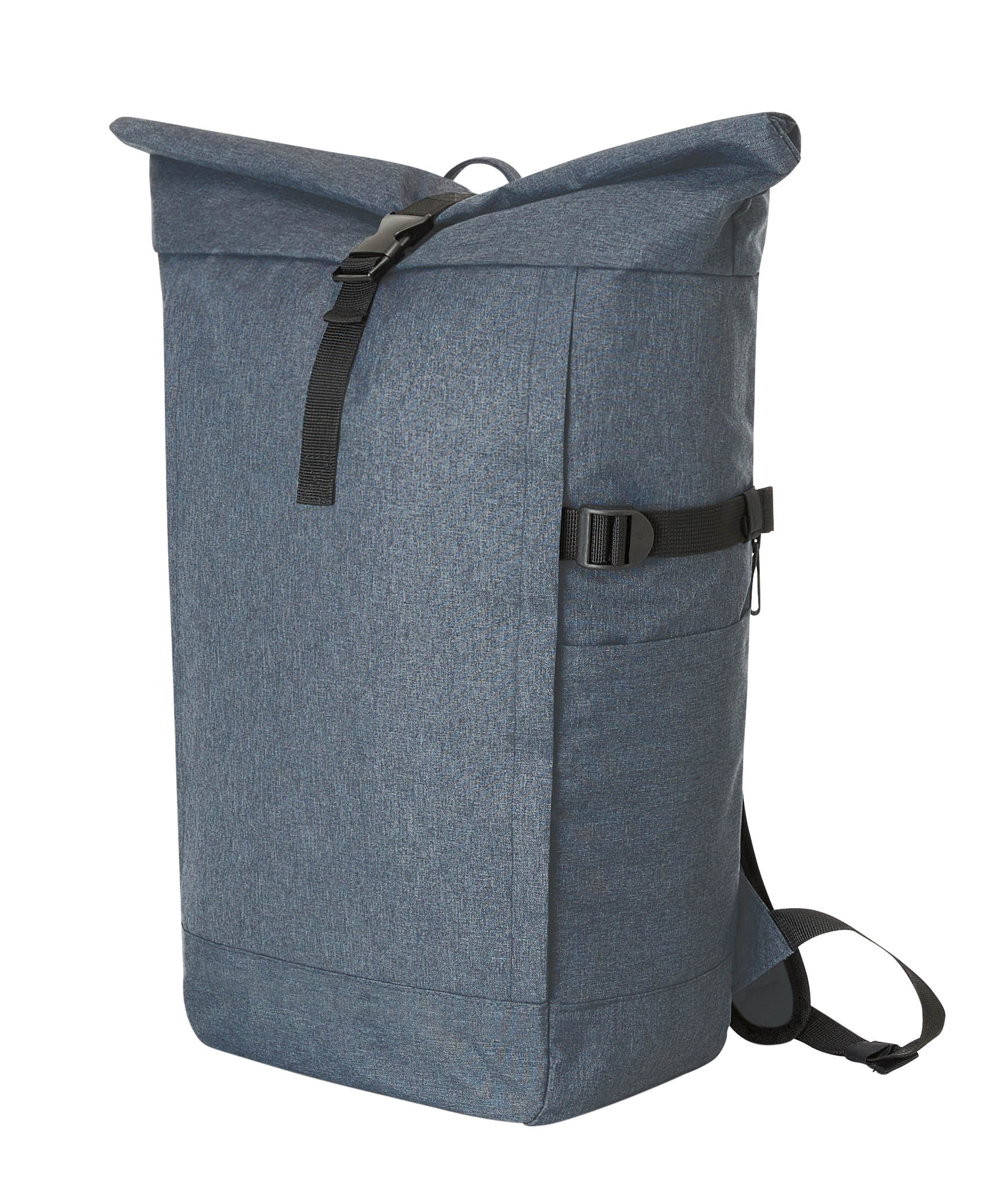 blue-grey sprinkle HALFAR® notebook backpack CIRCLE L