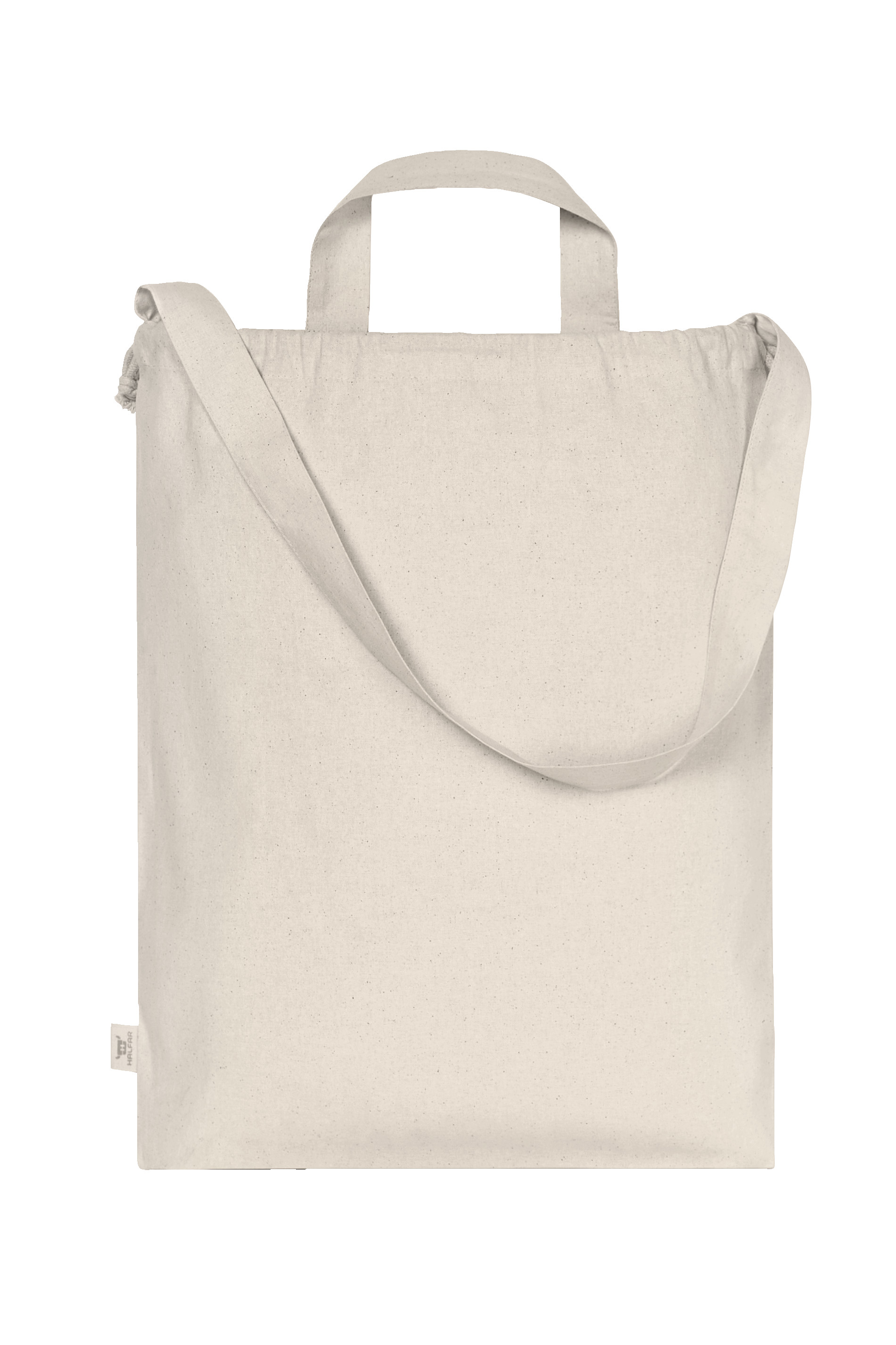 HALFAR® drawstring tote bag ORGANIC