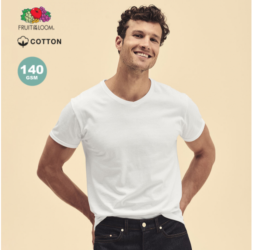 Camiseta Adulto Blanca Iconic V-Neck