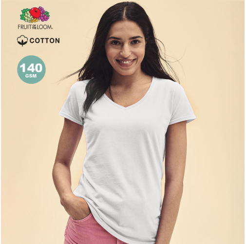 Camiseta Mujer Blanca Iconic V-Neck