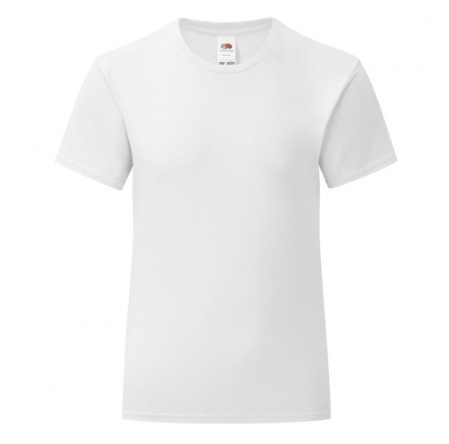 white Camiseta Niña Blanca Iconic