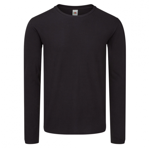 black Camiseta Adulto Color Iconic Long Sleeve T