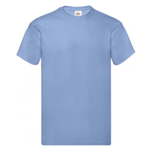 azul claro Camiseta Adulto Color Original T