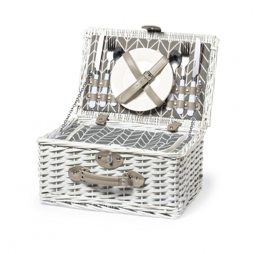 white Cesta Nevera Picnic Midland