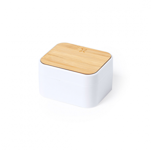white Auriculares Cargador Billins