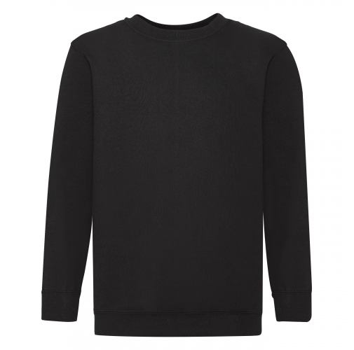 black Sudadera Niño Classic Set-In Sweat