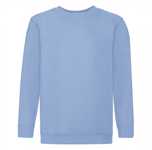 azul claro Sudadera Niño Classic Set-In Sweat